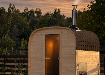 Sauna na drva u Little House on Papuk